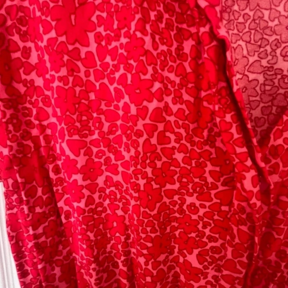 Chic Red Midi Dress - Picture 3 of 4